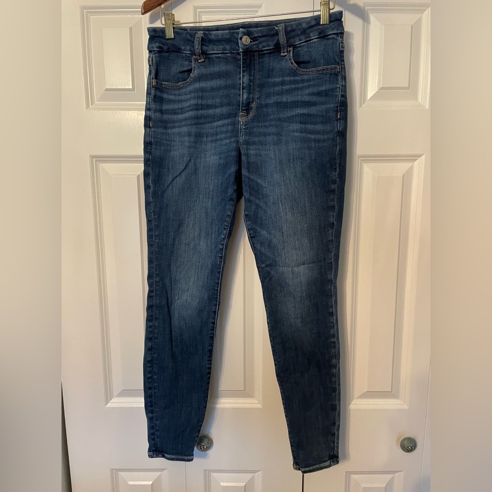 American Eagle Outfitters Indigo Curvy Jegging Skinny Jeans